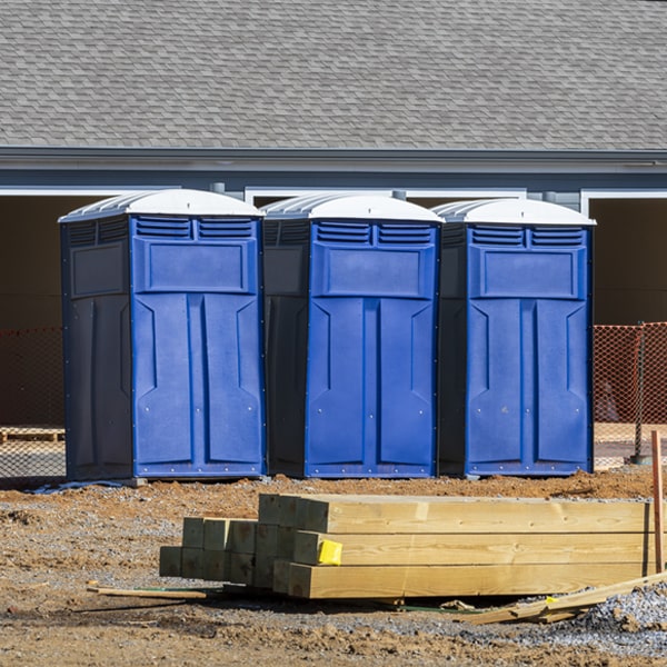 what is the cost difference between standard and deluxe porta potty rentals in Fruitland